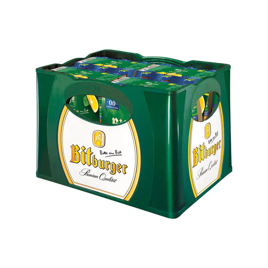 Bitburger Radler Naturtrüb 0.0% Mehrwegkasten