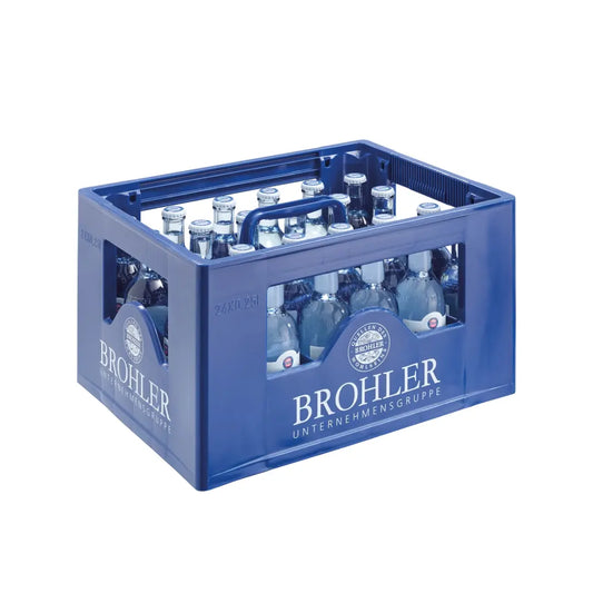 Brohler Gourmet Medium Mineralwasser Mehrwegkasten