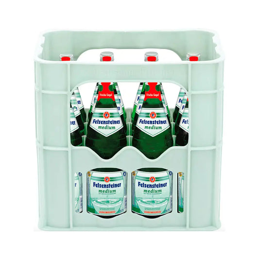 Felsensteiner Medium Mineralwasser Mehrwegkasten